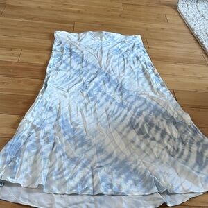 Rails Sky Blue and White A-Line Skirt